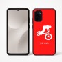 כיסוי בעיצוב אישי עם השם שלך לדגם - Motorola Moto G67 Power 5G בעיצוב רוכב אופניים