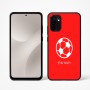 כיסוי בעיצוב אישי עם השם שלך לדגם - Motorola Moto G67 Power 5G בעיצוב כדורגל כדור כדורגל
