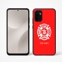 כיסוי בעיצוב אישי עם השם שלך לדגם - Motorola Moto G67 Power 5G בעיצוב כבאי - תגית