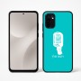 כיסוי בעיצוב אישי עם השם שלך לדגם - Motorola Moto G67 Power 5G בעיצוב מיקרופון