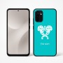 כיסוי בעיצוב אישי עם השם שלך לדגם - Motorola Moto G67 Power 5G בעיצוב פרחי קרן