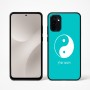 כיסוי בעיצוב אישי עם השם שלך לדגם - Motorola Moto G67 Power 5G בעיצוב סמל יינג יאנג