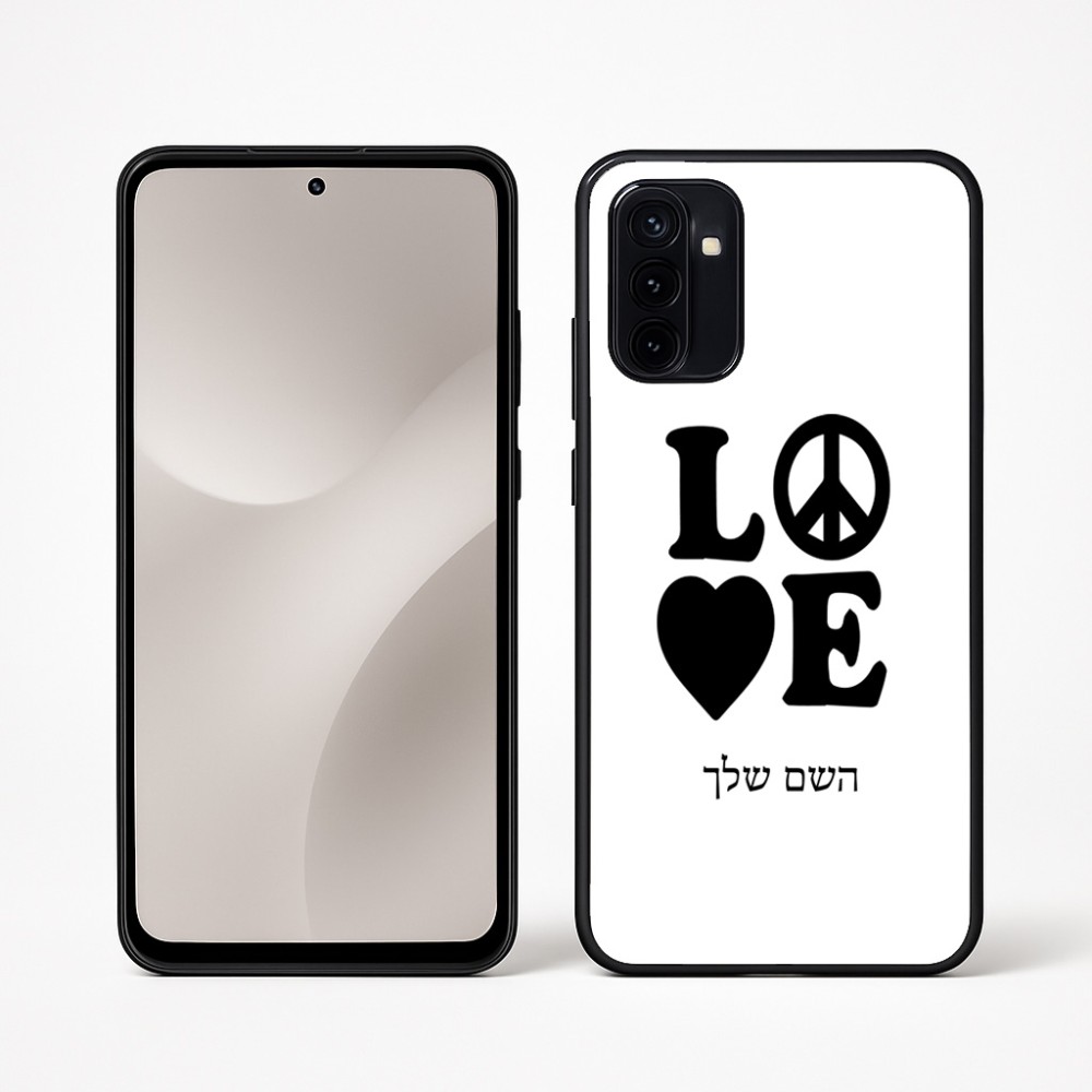 כיסוי בעיצוב אישי עם השם שלך לדגם - Motorola Moto G67 Power 5G בעיצוב אהבה