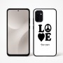 כיסוי בעיצוב אישי עם השם שלך לדגם - Motorola Moto G67 Power 5G בעיצוב אהבה