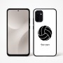 כיסוי בעיצוב אישי עם השם שלך לדגם - Motorola Moto G67 Power 5G בעיצוב כדור כדורעף