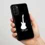 כיסוי בעיצוב אישי עם השם שלך לדגם - Motorola Moto G67 Power 5G בעיצוב גיטרה