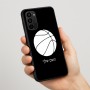 כיסוי בעיצוב אישי עם השם שלך לדגם - Motorola Moto G67 Power 5G בעיצוב כדורסל