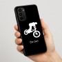 כיסוי בעיצוב אישי עם השם שלך לדגם - Motorola Moto G67 Power 5G בעיצוב רוכב אופניים