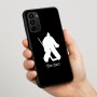 כיסוי בעיצוב אישי עם השם שלך לדגם - Motorola Moto G67 Power 5G בעיצוב הוקי שוערים