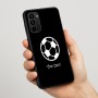 כיסוי בעיצוב אישי עם השם שלך לדגם - Motorola Moto G67 Power 5G בעיצוב כדורגל כדור כדורגל