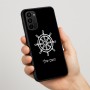 כיסוי בעיצוב אישי עם השם שלך לדגם - Motorola Moto G67 Power 5G בעיצוב הגה - קפטן - ים