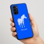 כיסוי בעיצוב אישי עם השם שלך לדגם - Motorola Moto G67 Power 5G בעיצוב זברה