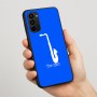 כיסוי בעיצוב אישי עם השם שלך לדגם - Motorola Moto G67 Power 5G בעיצוב סקסופון