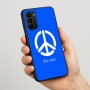 כיסוי בעיצוב אישי עם השם שלך לדגם - Motorola Moto G67 Power 5G בעיצוב סמל השלום