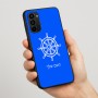 כיסוי בעיצוב אישי עם השם שלך לדגם - Motorola Moto G67 Power 5G בעיצוב הגה - קפטן - ים