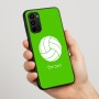 כיסוי בעיצוב אישי עם השם שלך לדגם - Motorola Moto G67 Power 5G בעיצוב כדור כדורעף