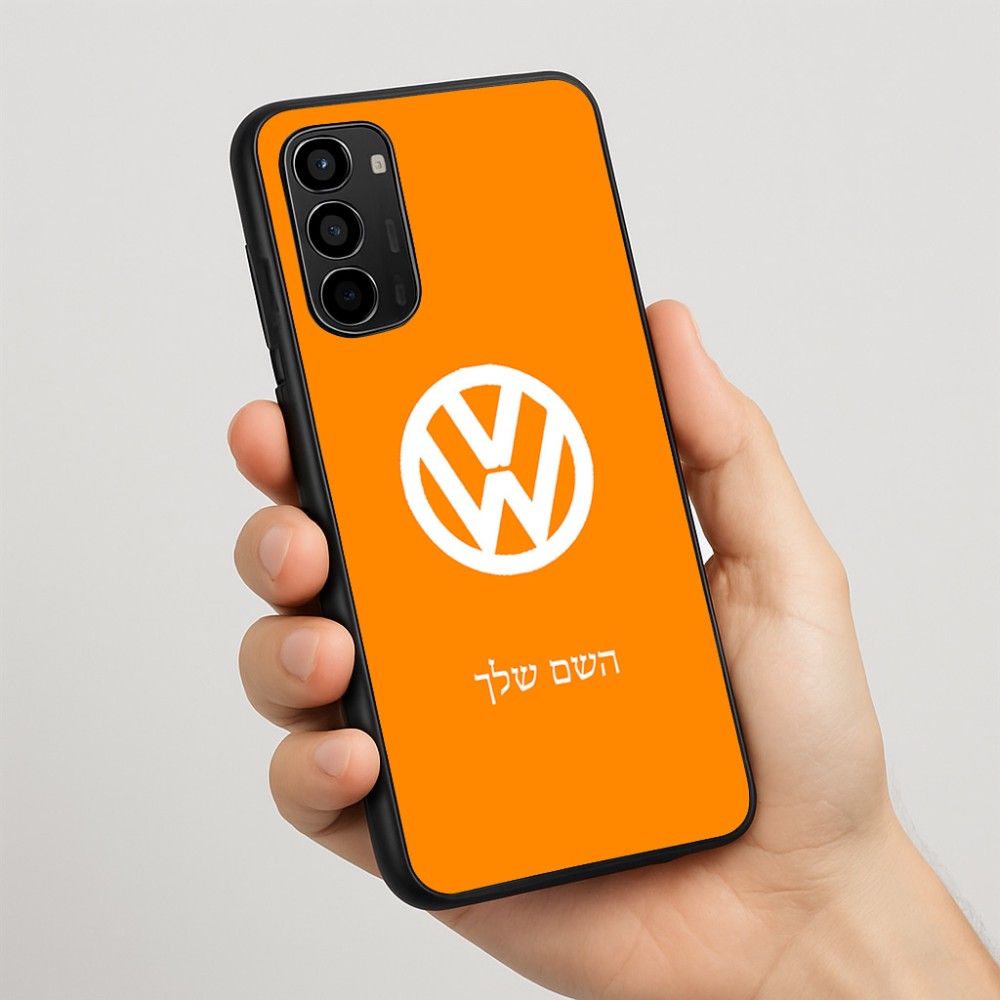 כיסוי בעיצוב אישי עם השם שלך לדגם - Motorola Moto G67 Power 5G בעיצוב פולקסווגן
