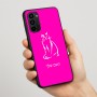 כיסוי בעיצוב אישי עם השם שלך לדגם - Motorola Moto G67 Power 5G בעיצוב חתול
