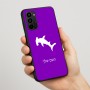 כיסוי בעיצוב אישי עם השם שלך לדגם - Motorola Moto G67 Power 5G בעיצוב כריש ראש פטיש