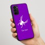 כיסוי בעיצוב אישי עם השם שלך לדגם - Motorola Moto G67 Power 5G בעיצוב עכביש