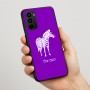 כיסוי בעיצוב אישי עם השם שלך לדגם - Motorola Moto G67 Power 5G בעיצוב זברה