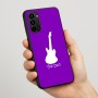 כיסוי בעיצוב אישי עם השם שלך לדגם - Motorola Moto G67 Power 5G בעיצוב גיטרה