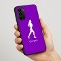 כיסוי בעיצוב אישי עם השם שלך לדגם - Motorola Moto G67 Power 5G בעיצוב רץ רץ אישה