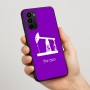 כיסוי בעיצוב אישי עם השם שלך לדגם - Motorola Moto G67 Power 5G בעיצוב באר נפט