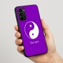 כיסוי בעיצוב אישי עם השם שלך לדגם - Motorola Moto G67 Power 5G בעיצוב סמל יינג יאנג