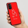 כיסוי בעיצוב אישי עם השם שלך לדגם - Motorola Moto G67 Power 5G בעיצוב חתול