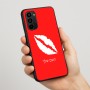 כיסוי בעיצוב אישי עם השם שלך לדגם - Motorola Moto G67 Power 5G בעיצוב שפתיים - נשיקה