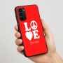 כיסוי בעיצוב אישי עם השם שלך לדגם - Motorola Moto G67 Power 5G בעיצוב אהבה