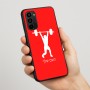 כיסוי בעיצוב אישי עם השם שלך לדגם - Motorola Moto G67 Power 5G בעיצוב הרמת משקולות