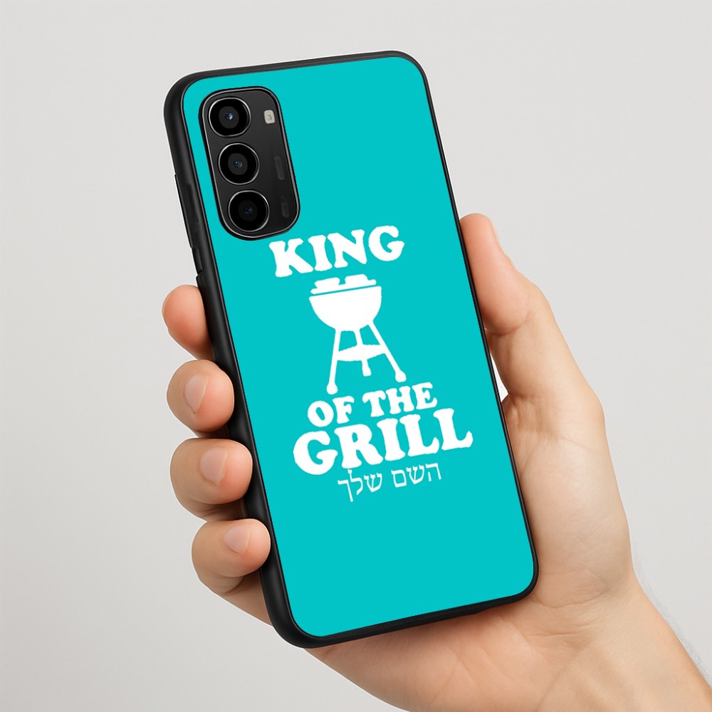 כיסוי בעיצוב אישי עם השם שלך לדגם - Motorola Moto G67 Power 5G בעיצוב מלך הגריל
