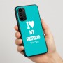 כיסוי בעיצוב אישי עם השם שלך לדגם - Motorola Moto G67 Power 5G בעיצוב אוהב את החברה שלי
