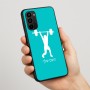 כיסוי בעיצוב אישי עם השם שלך לדגם - Motorola Moto G67 Power 5G בעיצוב הרמת משקולות