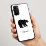 כיסוי בעיצוב אישי עם השם שלך לדגם - Motorola Moto G67 Power 5G בעיצוב דוב