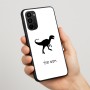 כיסוי בעיצוב אישי עם השם שלך לדגם - Motorola Moto G67 Power 5G בעיצוב דינוזאור