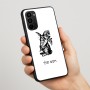 כיסוי בעיצוב אישי עם השם שלך לדגם - Motorola Moto G67 Power 5G בעיצוב ארנב מחזיק גזר
