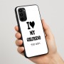 כיסוי בעיצוב אישי עם השם שלך לדגם - Motorola Moto G67 Power 5G בעיצוב אוהב את החברה שלי