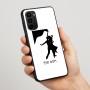 כיסוי בעיצוב אישי עם השם שלך לדגם - Motorola Moto G67 Power 5G בעיצוב אישה רוקדת עם גבר