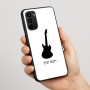 כיסוי בעיצוב אישי עם השם שלך לדגם - Motorola Moto G67 Power 5G בעיצוב גיטרה