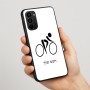 כיסוי בעיצוב אישי עם השם שלך לדגם - Motorola Moto G67 Power 5G בעיצוב אופניים אולימפיים