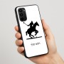 כיסוי בעיצוב אישי עם השם שלך לדגם - Motorola Moto G67 Power 5G בעיצוב שחקן פולו - סוס