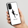 כיסוי בעיצוב אישי עם השם שלך לדגם - Motorola Moto G67 Power 5G בעיצוב שחקנית כדורגל - אישה