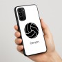 כיסוי בעיצוב אישי עם השם שלך לדגם - Motorola Moto G67 Power 5G בעיצוב כדור כדורעף