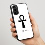 כיסוי בעיצוב אישי עם השם שלך לדגם - Motorola Moto G67 Power 5G בעיצוב אנק - מפתח החיים המצרי