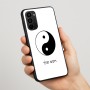כיסוי בעיצוב אישי עם השם שלך לדגם - Motorola Moto G67 Power 5G בעיצוב סמל יינג יאנג