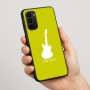 כיסוי בעיצוב אישי עם השם שלך לדגם - Motorola Moto G67 Power 5G בעיצוב גיטרה
