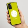 כיסוי בעיצוב אישי עם השם שלך לדגם - Motorola Moto G67 Power 5G בעיצוב כדור כדורעף
